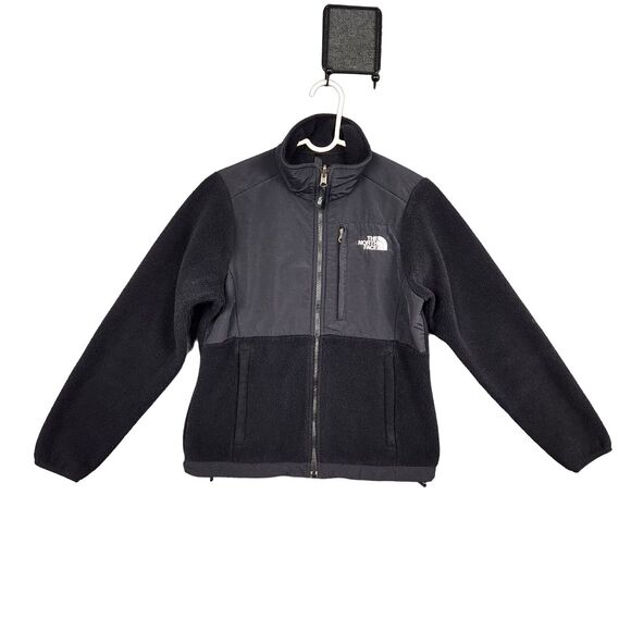 THE NORTH FACE Black Womens Denali Polartec Fleece Full Zip Jacket SIZE XS - Picture 1 of 16